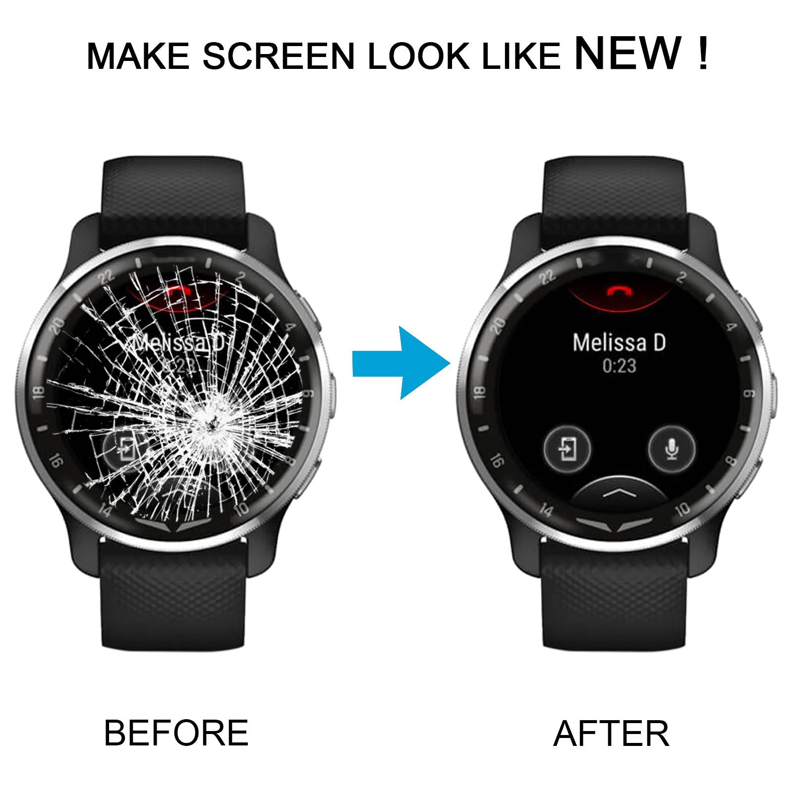 For Garmin D2 Air X10 LCD Screen with Digitizer Full Assembly, Without NFC Sticker