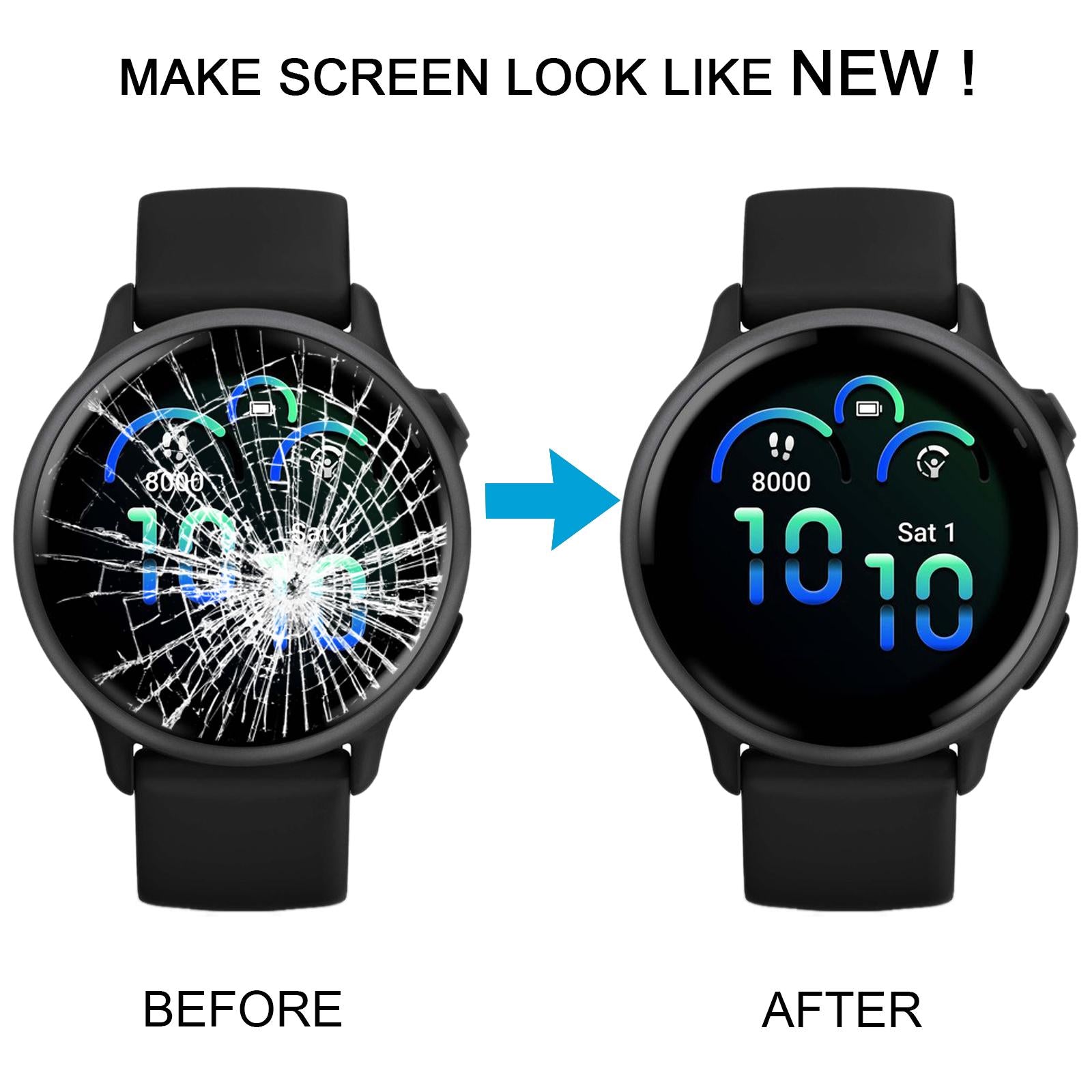 For Garmin Vivoactive 6 Front Screen Outer Glass Lens