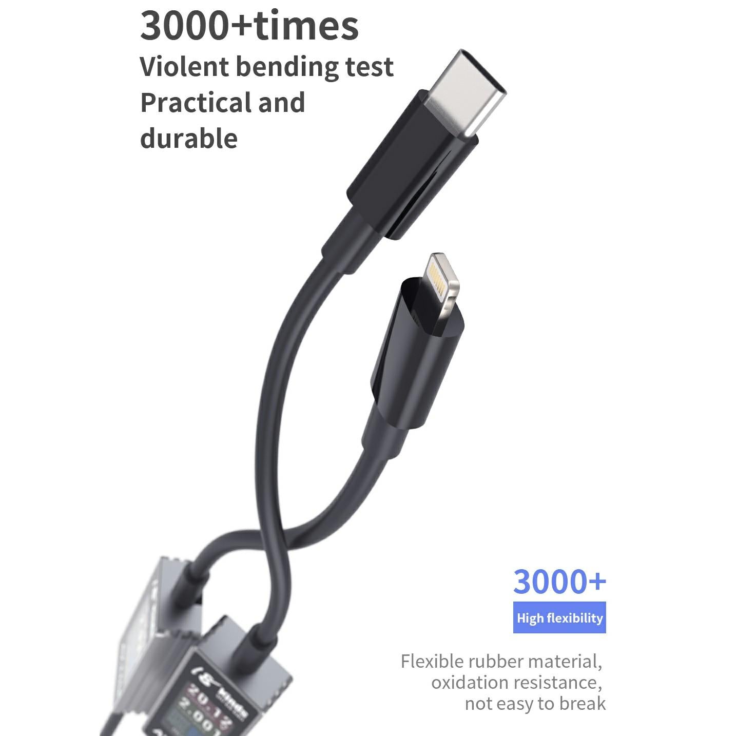 18 Kinds AV-Line Pro 1.2m Intelligent Detection Charging Data Cable, Interface:Type-C to Type-C