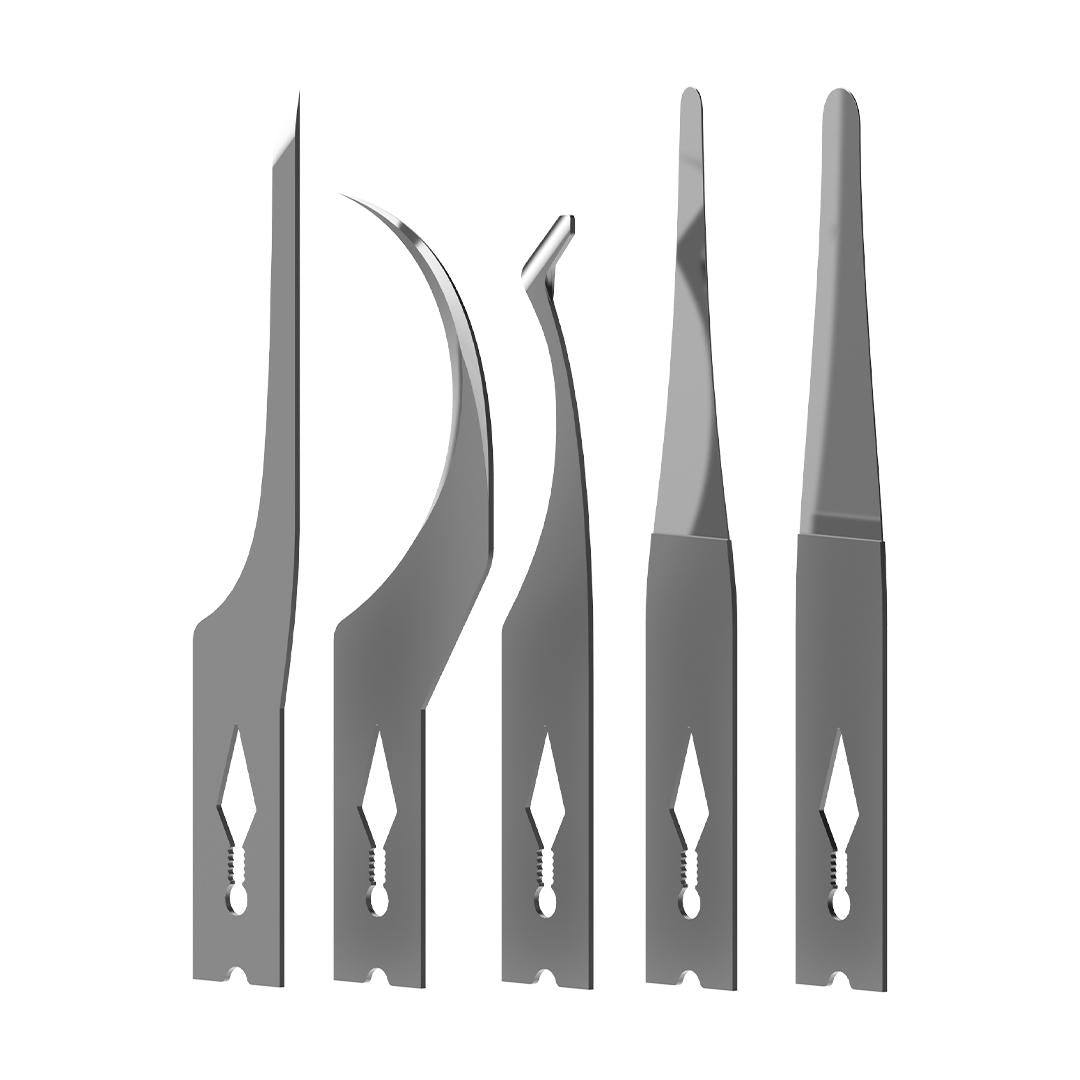 18 Kinds 5 in 1 Handmade Polishing Blade, Model:MA-Family Bucket