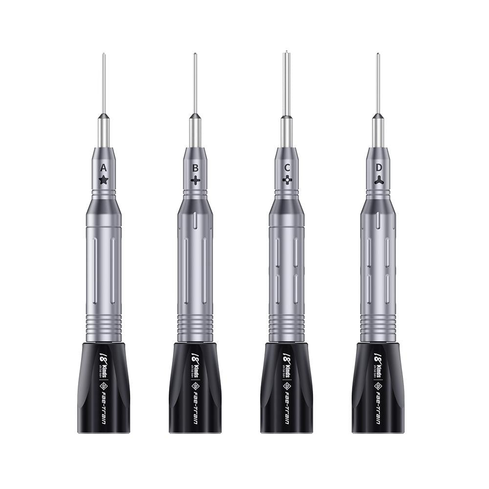 18 Kinds Aerospace 3D Anti-Slip Magnetic Screwdriver, Model:C External Cross