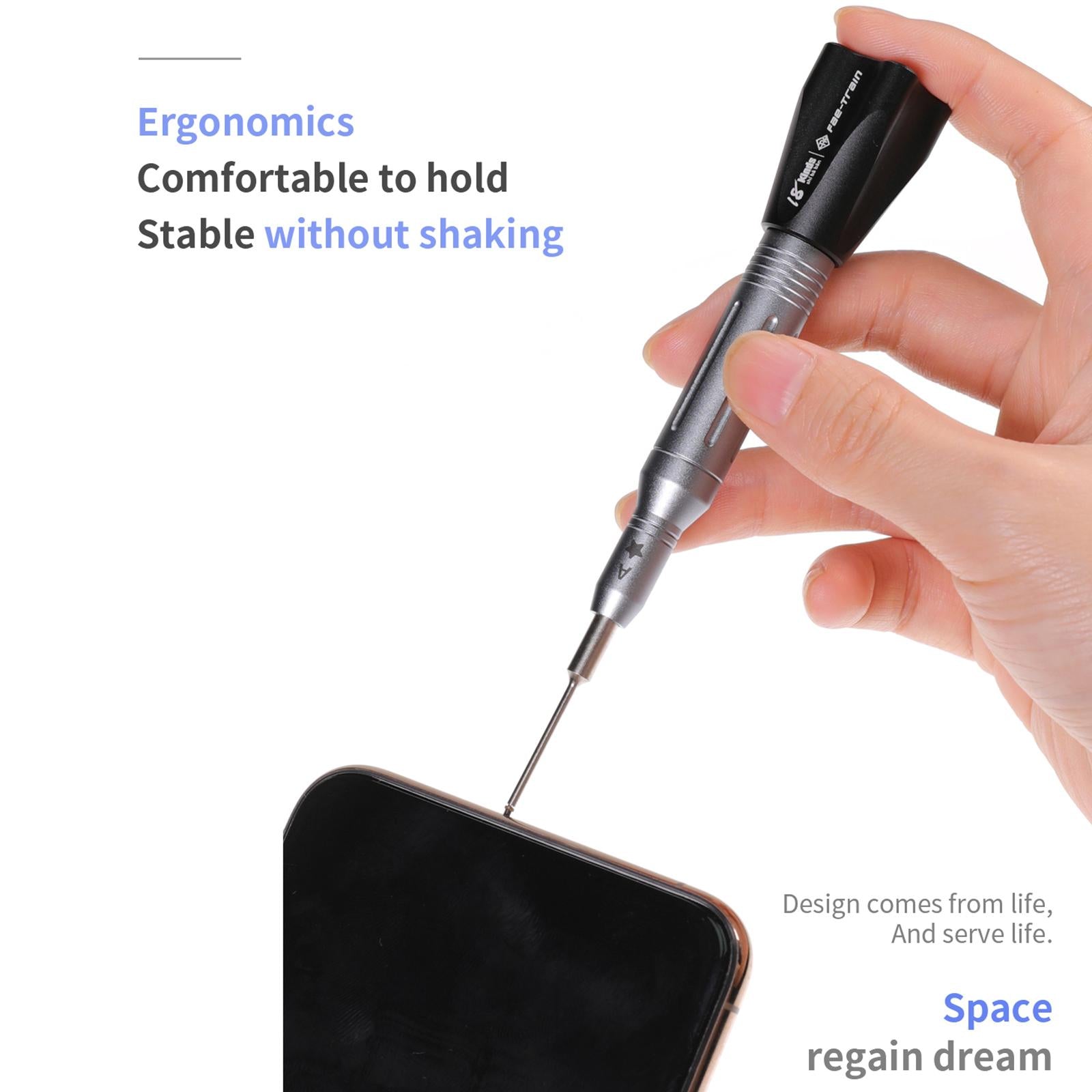 18 Kinds Aerospace 3D Anti-Slip Magnetic Screwdriver, Model:5 in 1 Set