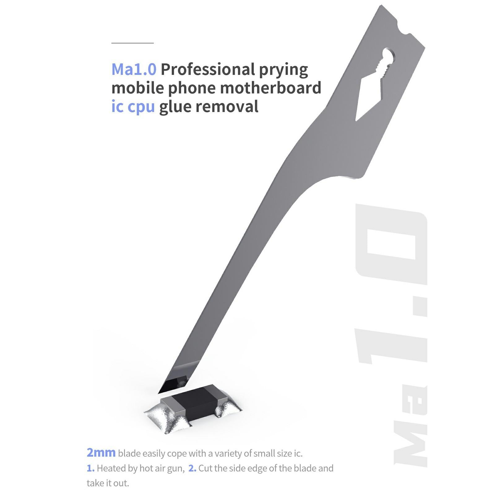 18 Kinds CPU NAND Chip Glue Removing Cleaning Repair Blades Kit