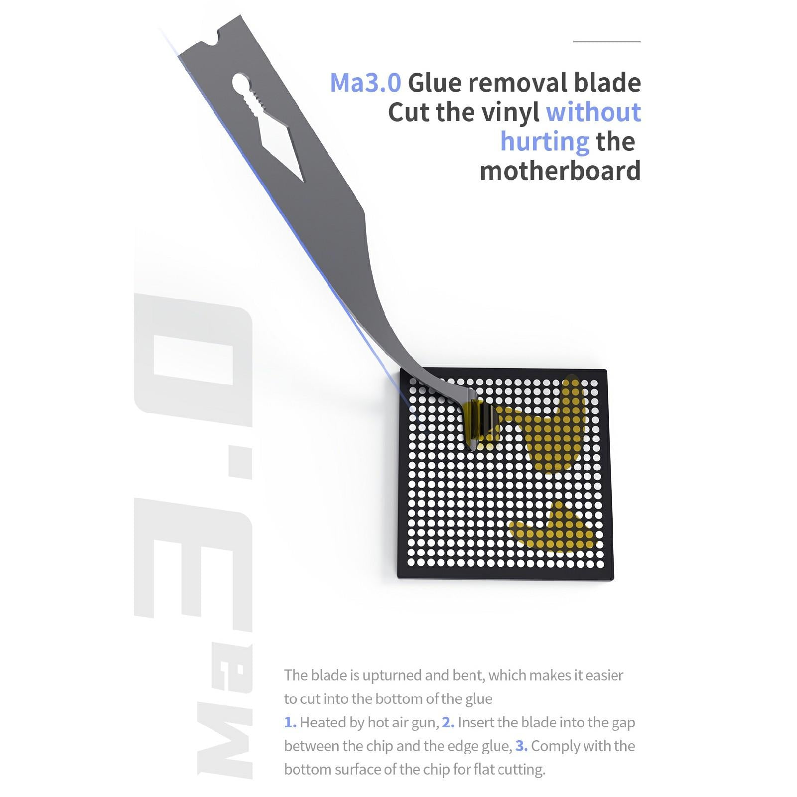 18 Kinds CPU NAND Chip Glue Removing Cleaning Repair Blades Kit