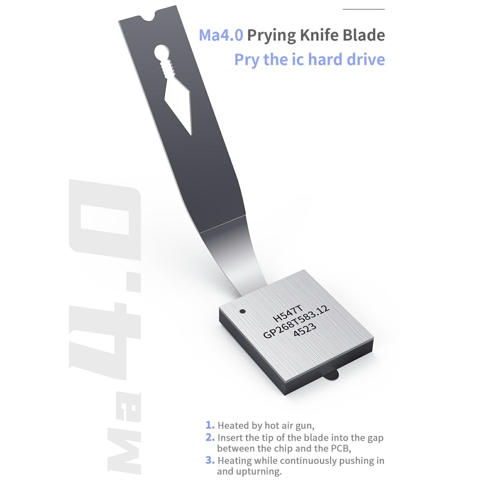 18 Kinds CPU NAND Chip Glue Removing Cleaning Repair Blades Kit