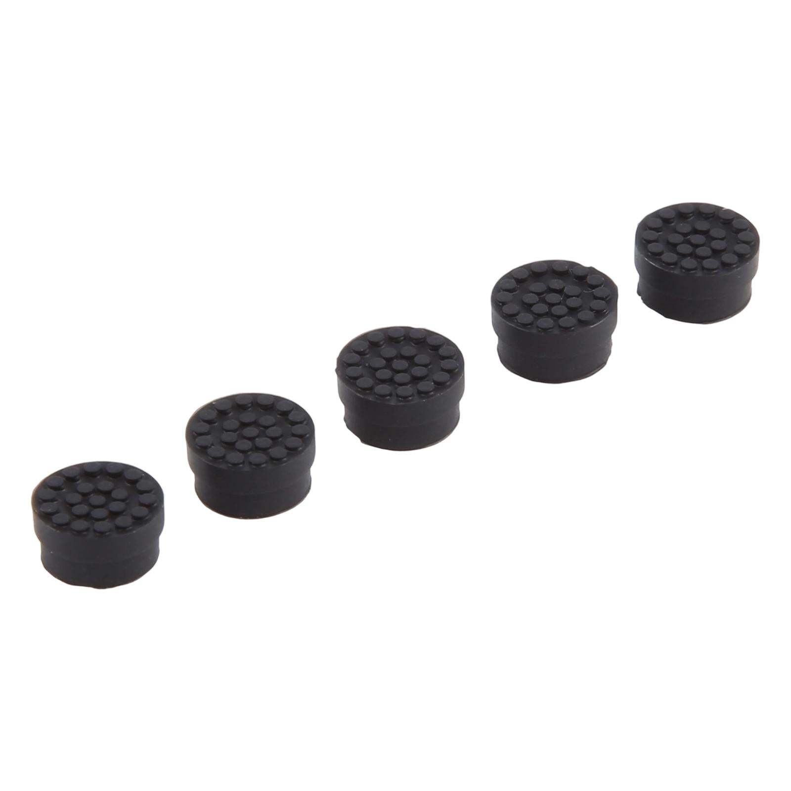 For HP 5pcs Mouse Cap, Diameter 0.4 x 0.5cm Black
