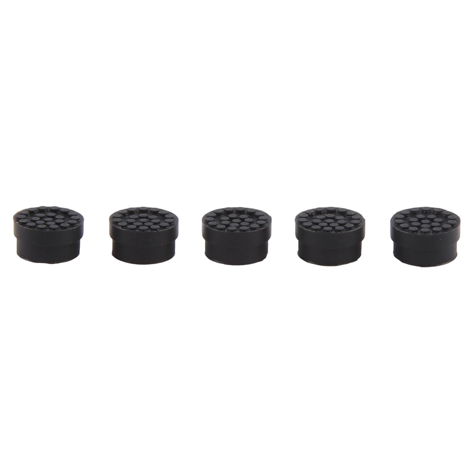 For HP 5pcs Mouse Cap, Diameter 0.4 x 0.5cm Black