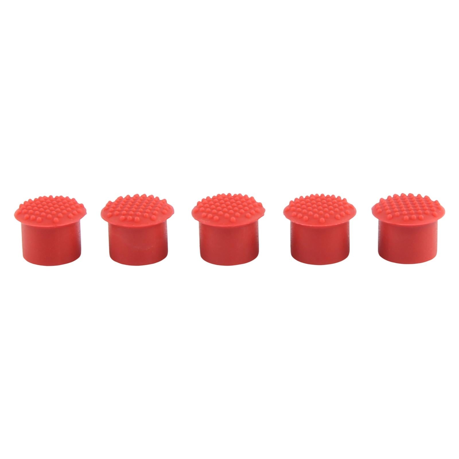 For Lenovo IBM 5pcs Mouse Cap, Diameter 0.4 x 0.5cm Red