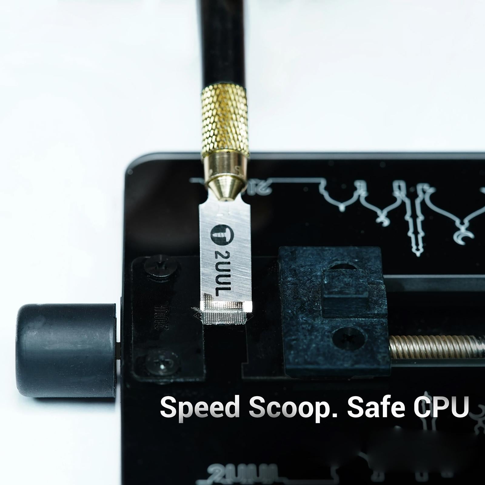 5 in 1 DA28 FlatCut Solder Pad Underfill Glue Fast Removal Blades