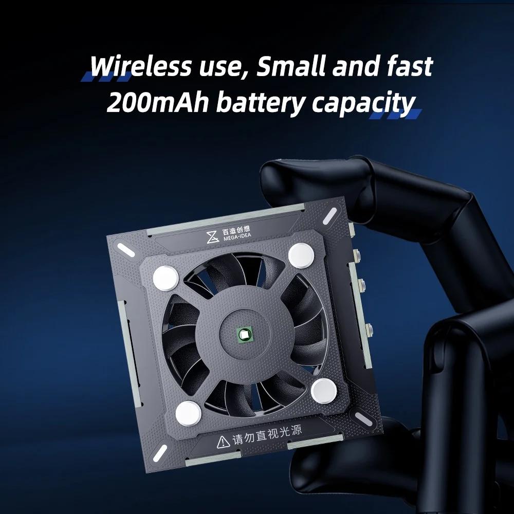 2 in 1 Three-speed Adjustment UV Curing Cooling Fan