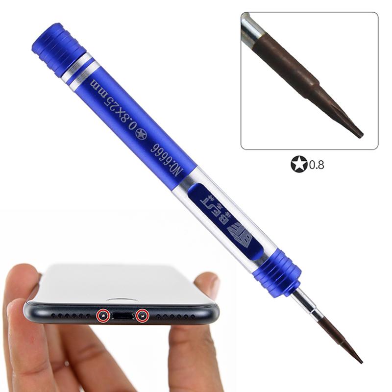 BST-6666 Aluminum Alloy Screwdriver, Model:Pentalobe 0.8