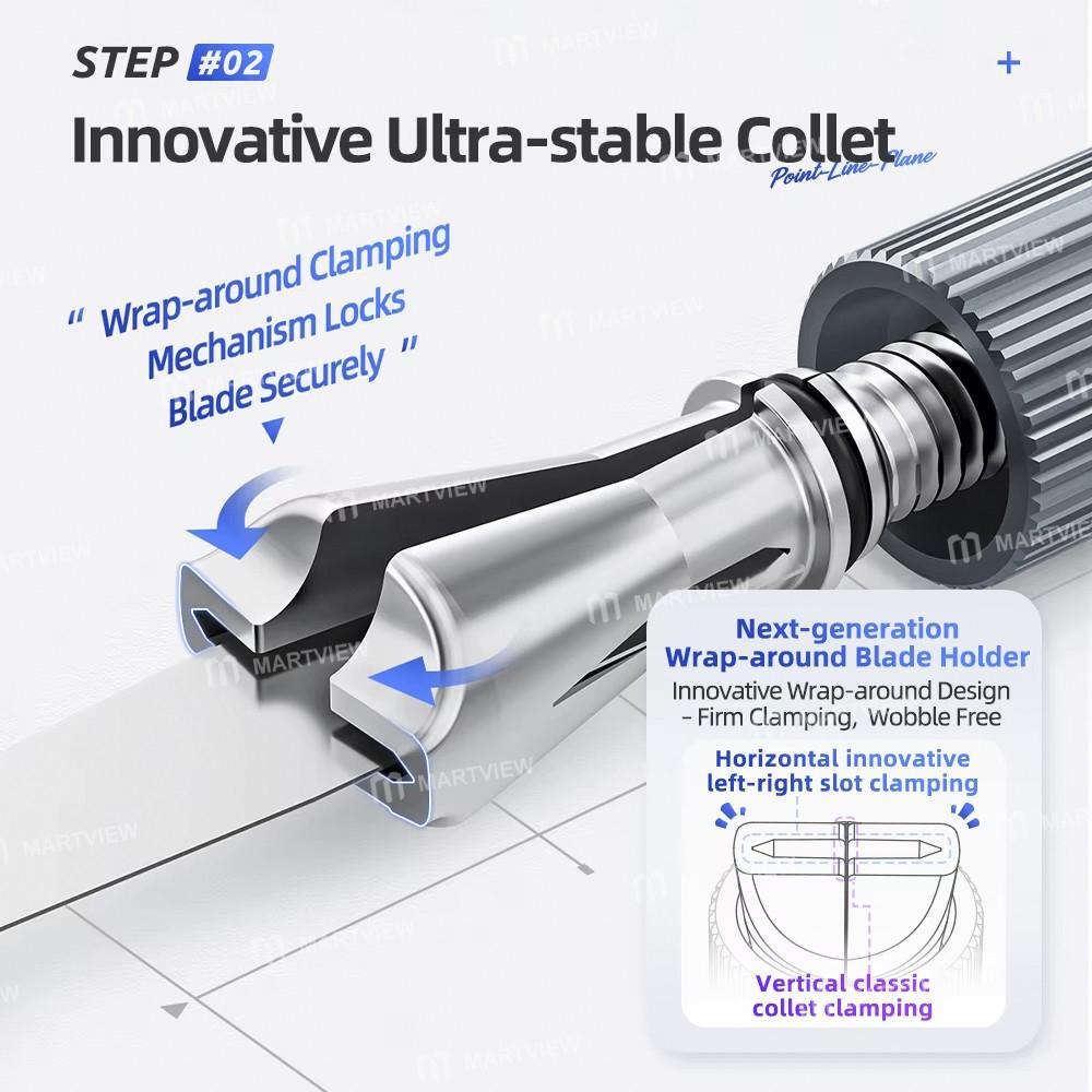 Dot Line Flatness Non-Slip Wear-Resistant Double-Ended Extra Stable Knife Handle