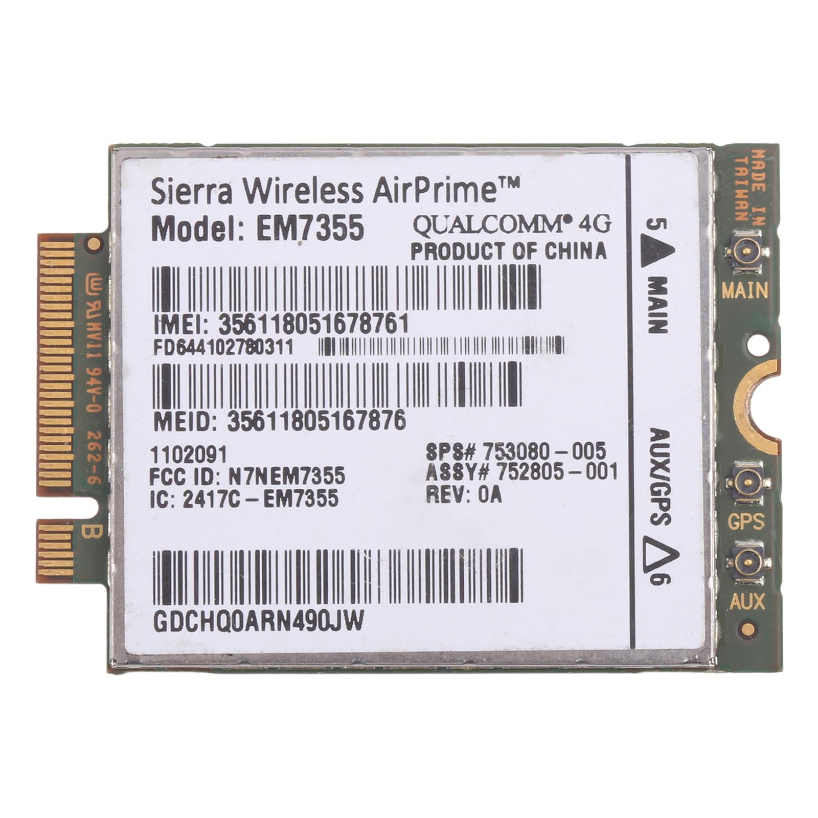 EM7355 Gobi5000 WWAN 4G LTE 753080-005 For HP Book 820 840 850 G1