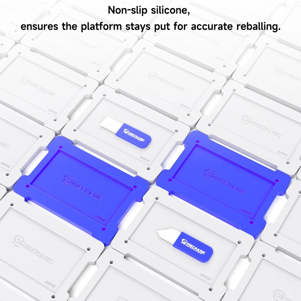 12 BGA Reballing Stencil Magnetic Tin Plating Platform