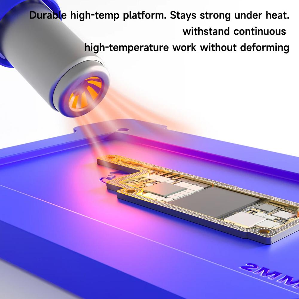 12 BGA Reballing Stencil Magnetic Tin Plating Platform