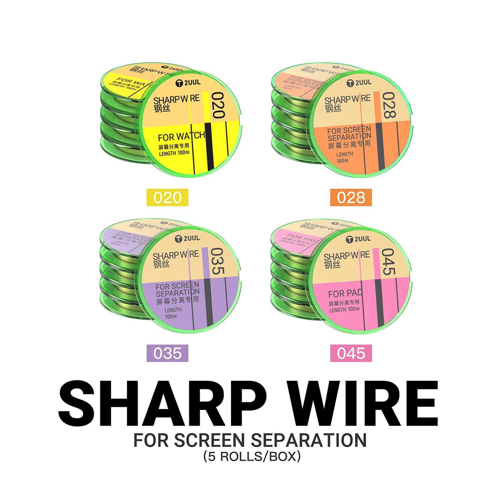 5 in 1 GS Series 100m  Steel Diamond Wire, Model:020