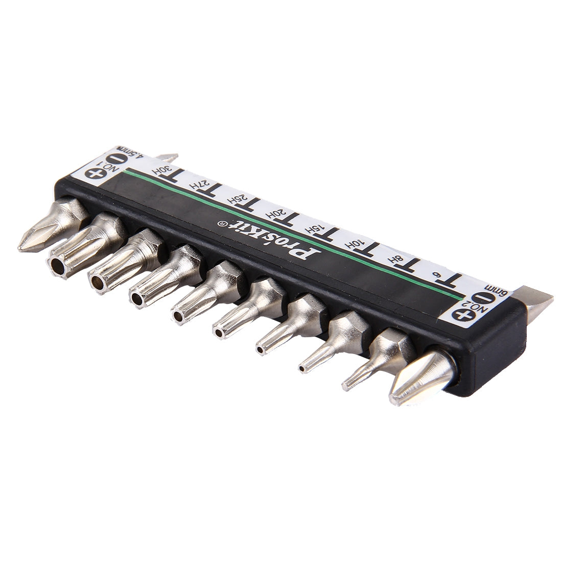 1PK-212H 10 in 1 Twin Wrench L Shaped Driver Set