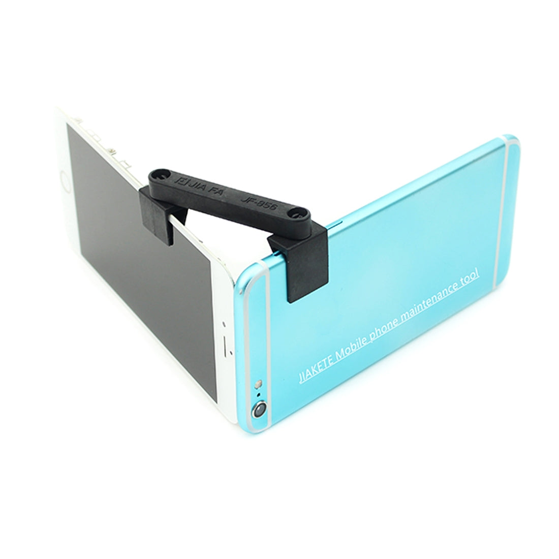 2 PCS JF-856 Universal 360 Degree Rotation Mobile Phone Screen Repair Holders Black