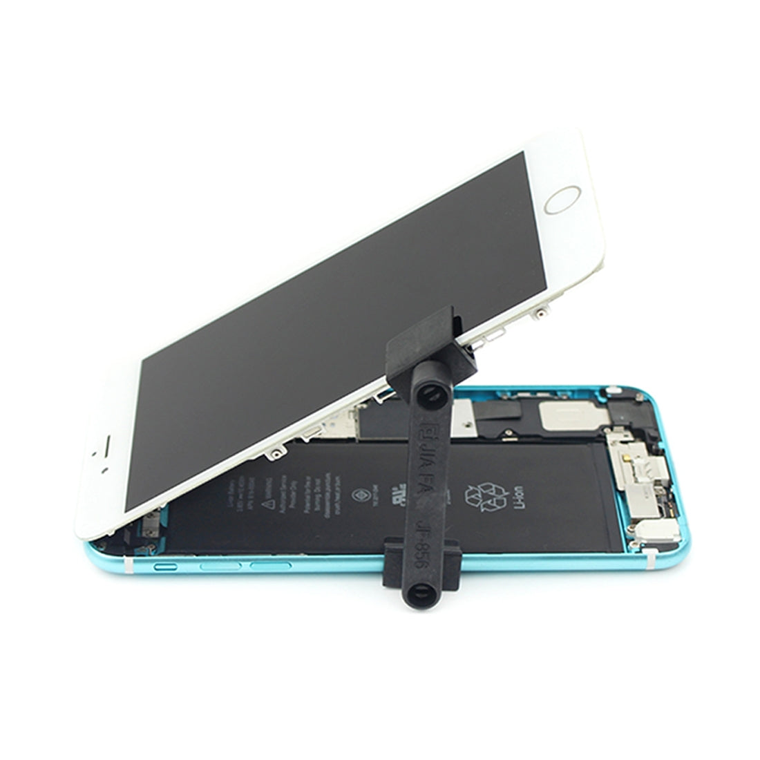 2 PCS JF-856 Universal 360 Degree Rotation Mobile Phone Screen Repair Holders Black