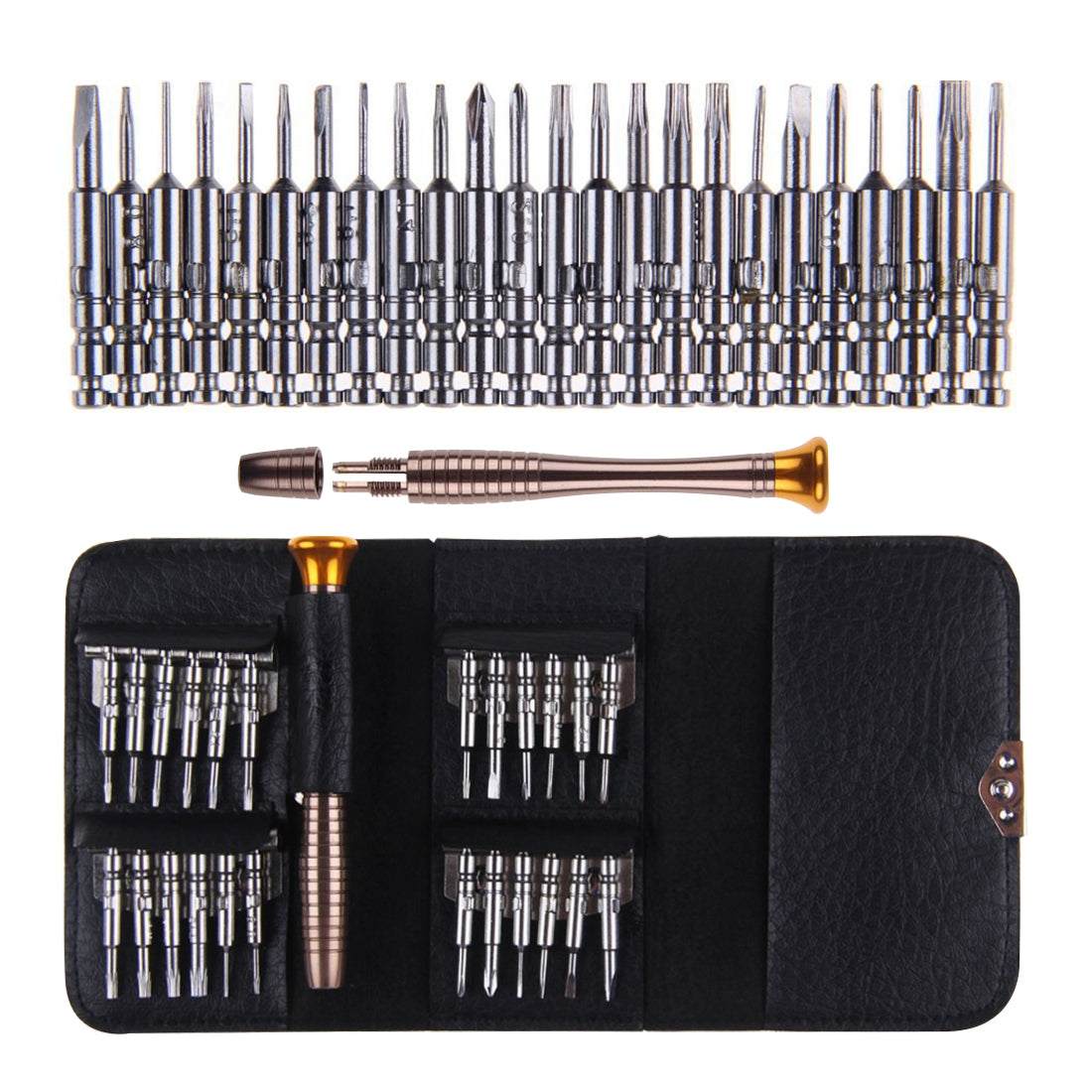 25 in 1 Screwdriver for iPhone 3/4/5/6,Galaxy, Huawei, Xiaomi, Other Smart Phones, Digital Cameras, Lap, Watch, Glasses