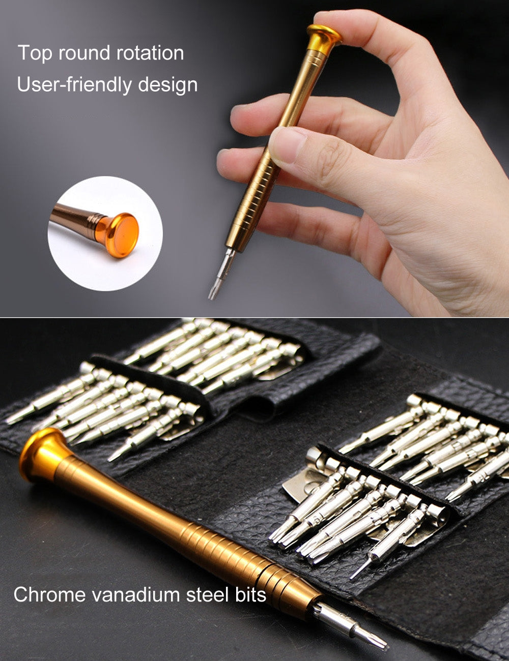 25 in 1 Screwdriver for iPhone 3/4/5/6,Galaxy, Huawei, Xiaomi, Other Smart Phones, Digital Cameras, Lap, Watch, Glasses
