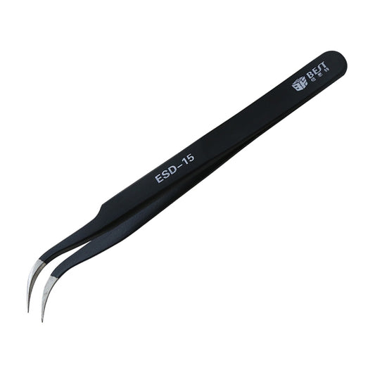 BST-15 Precision Anti-static ESD Stainless Steel Tweezers