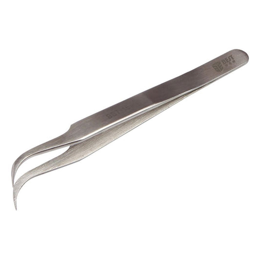 BST-15L Brushed stainless steel tweezers