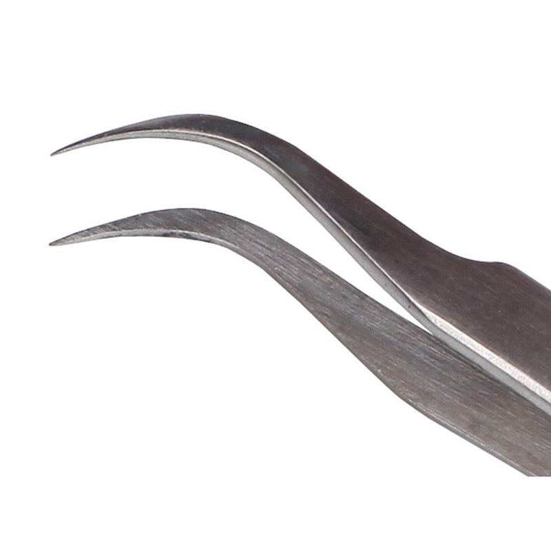 BST-15L Brushed stainless steel tweezers