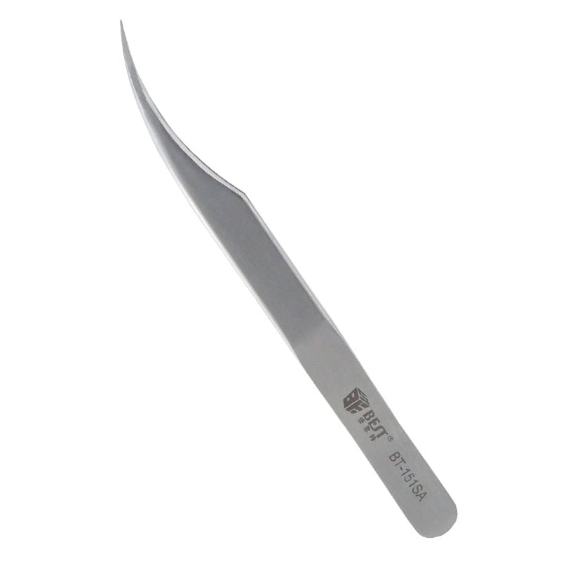 BST-151SA Brushed stainless steel tweezers