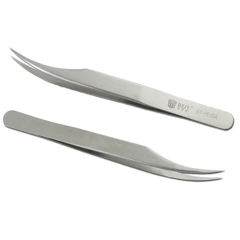 BST-151SA Brushed stainless steel tweezers
