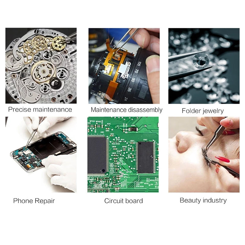 BST-151SA Brushed stainless steel tweezers