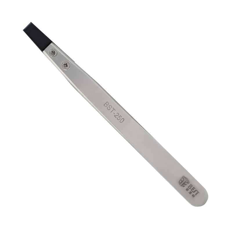 BST-250  Stainless Steel Snti Static Tweezer