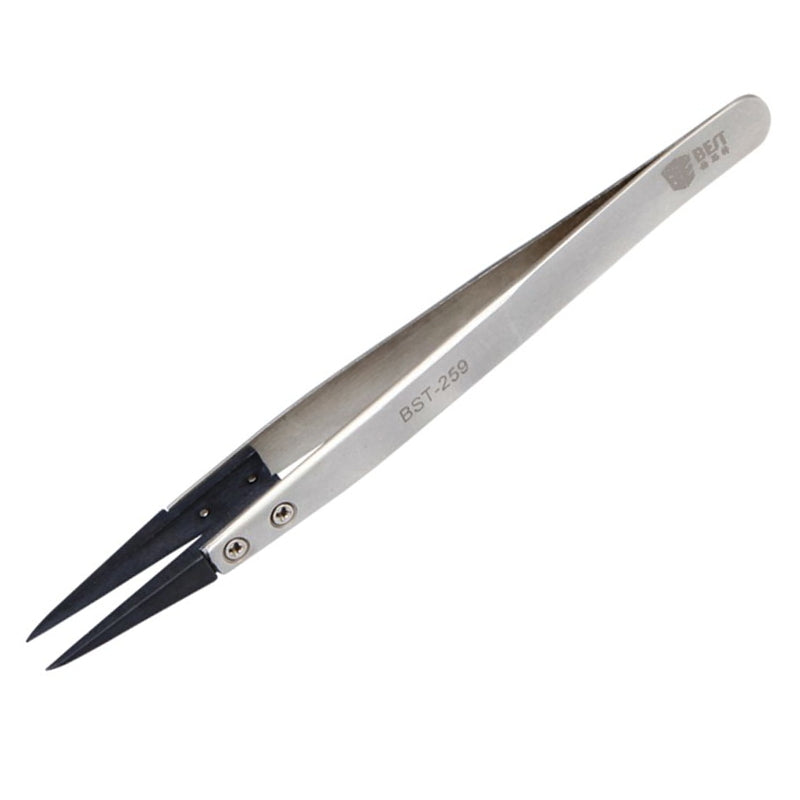 BST-259 Stainless Steel Snti Static Tweezer