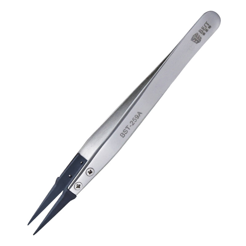 BST-259A  Stainless Steel Snti Static Tweezer