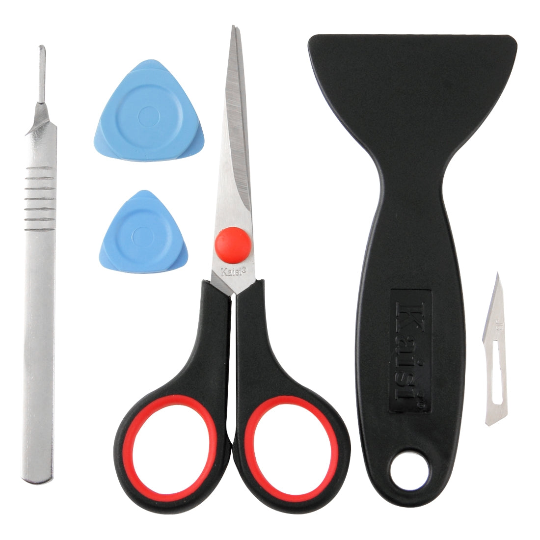 5 in 1 Professional Scraping Knife Film Repair Open Tool Kit with Blades for iPhone 6 & 6s / iPhone 5 & 5S / Mobile Phone