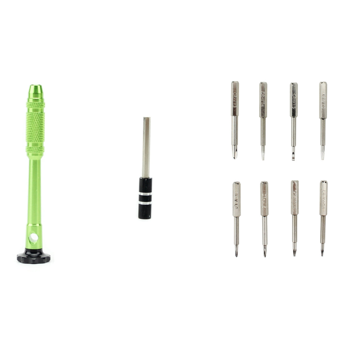 7011 10 in 1 Phone Repair Screwdriver Set, Random Color Handle Delivery