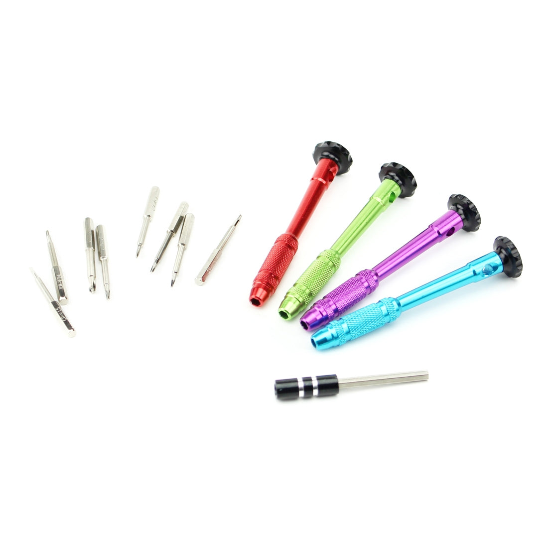 7011 10 in 1 Phone Repair Screwdriver Set, Random Color Handle Delivery