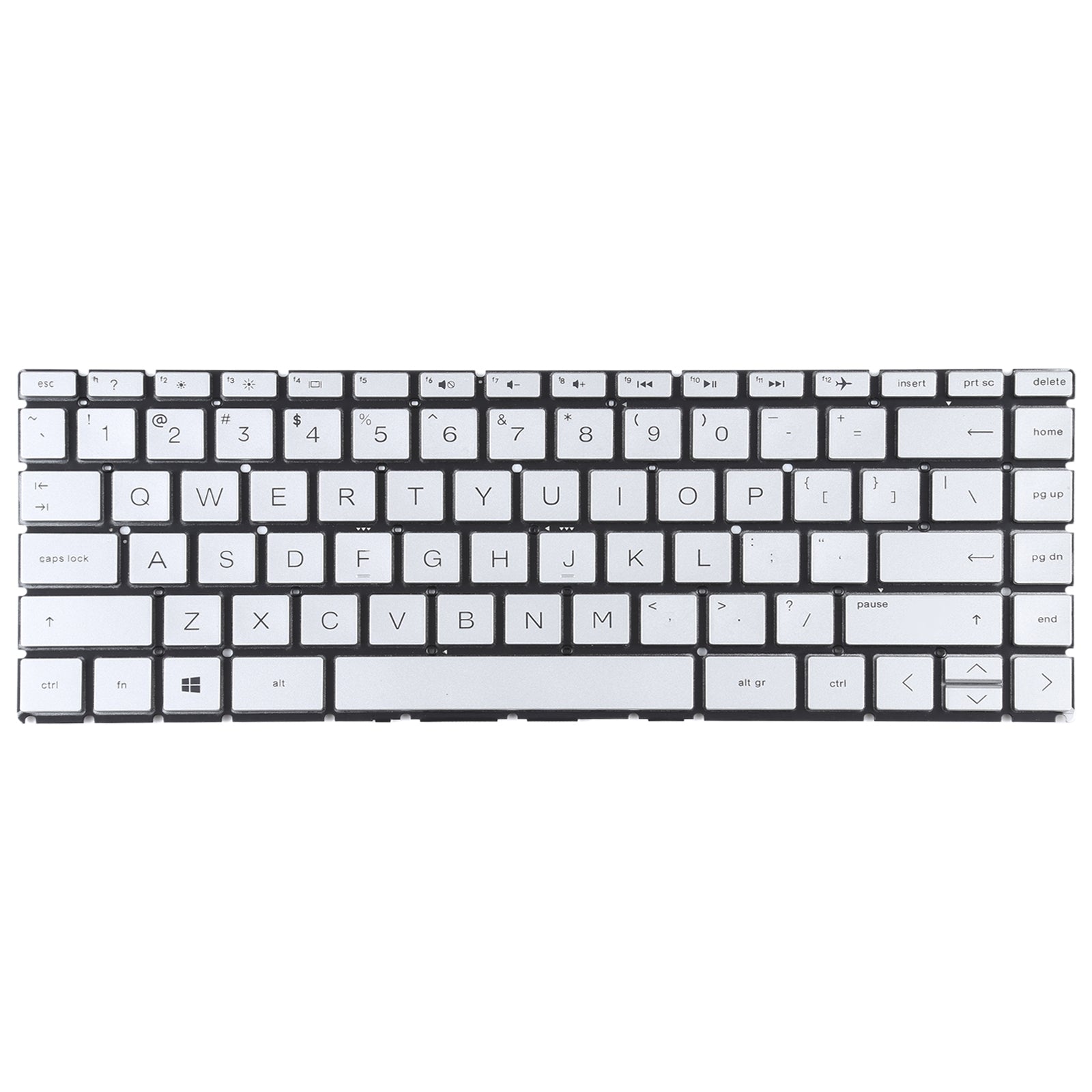 For HP Pavilion x360 14-CK 14-CD 14-CE 14-CM 14-DG US Version Keyboard  Silver