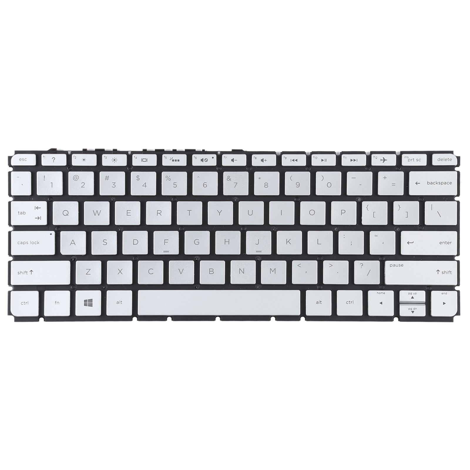 For HP Envy 13-D 13-D000 13-D100 US Version Keyboard with Backlight  Silver