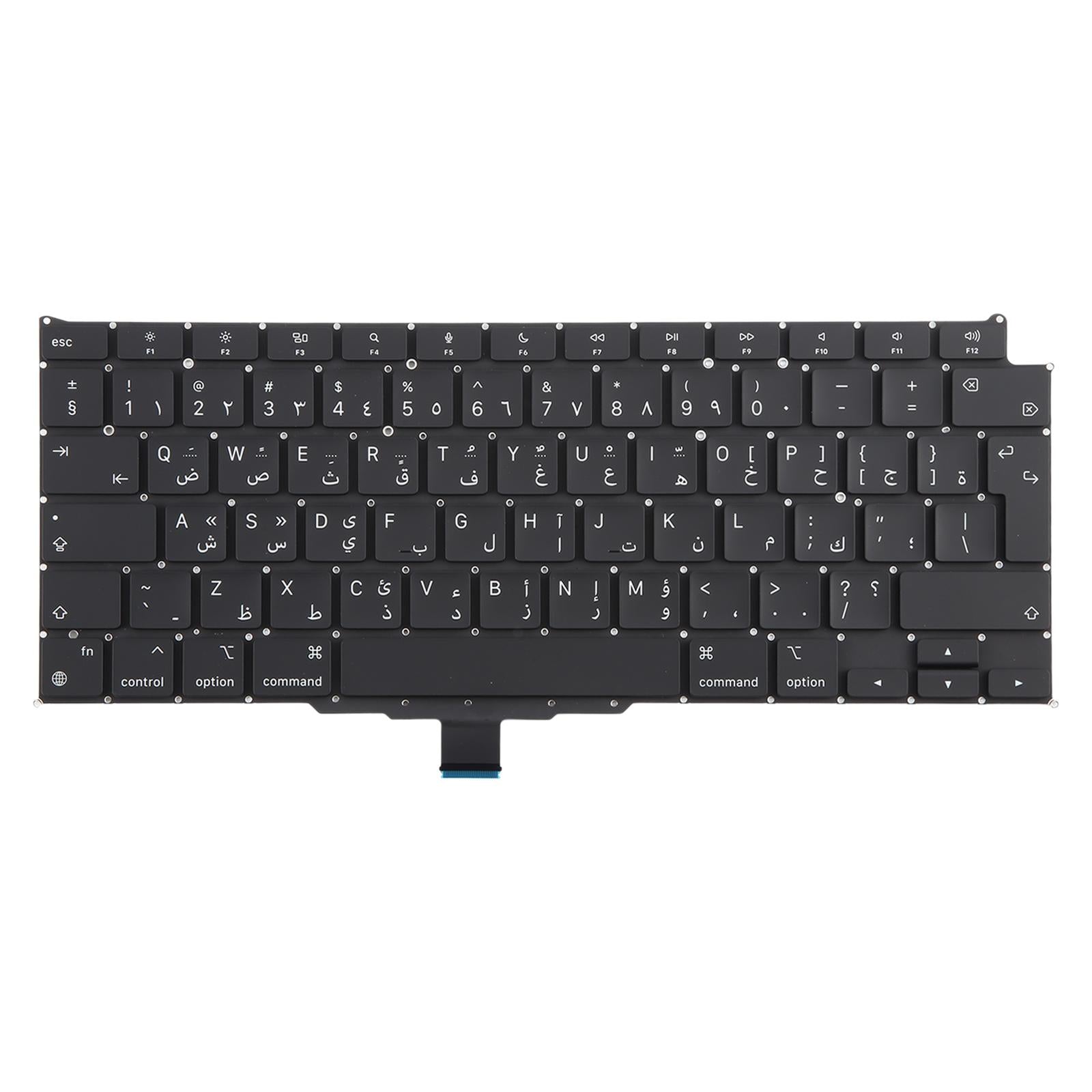 For MacBook Air 13.3 inch M1 A2337 2020 Big Enter Arabic Version Keyboard