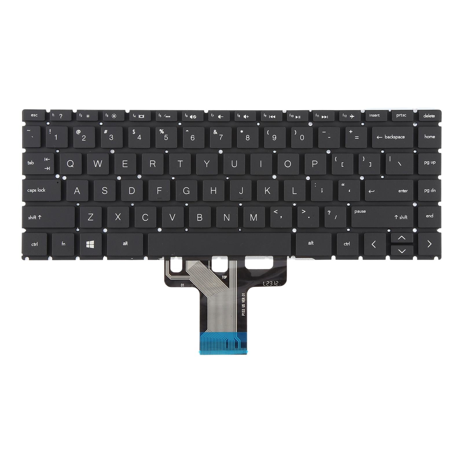For HP Pavilion X360 14S-DK 14S-DP 14S-DQ 14S-CR 14s-CF 14-CE 14-CF 14S-DF/DK 14-CK 14-CD 14-CM 14S-DR 14S-fr US Version Keyboard with Backlight  Black