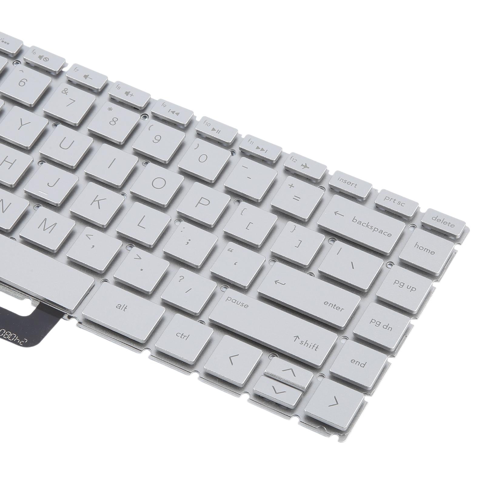 For HP Pavilion X360 14S-DK 14S-DP 14S-DQ 14S-CR 14s-CF 14-CE 14-CF 14S-DF/DK 14-CK 14-CD 14-CM 14S-DR 14S-fr US Version Keyboard with Backlight  Silver