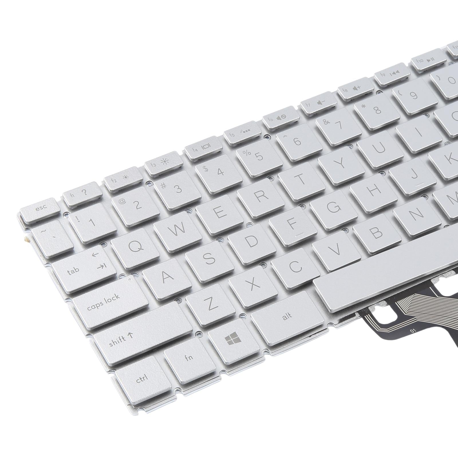 For HP Pavilion X360 14S-DK 14S-DP 14S-DQ 14S-CR 14s-CF 14-CE 14-CF 14S-DF/DK 14-CK 14-CD 14-CM 14S-DR 14S-fr US Version Keyboard with Backlight  Silver