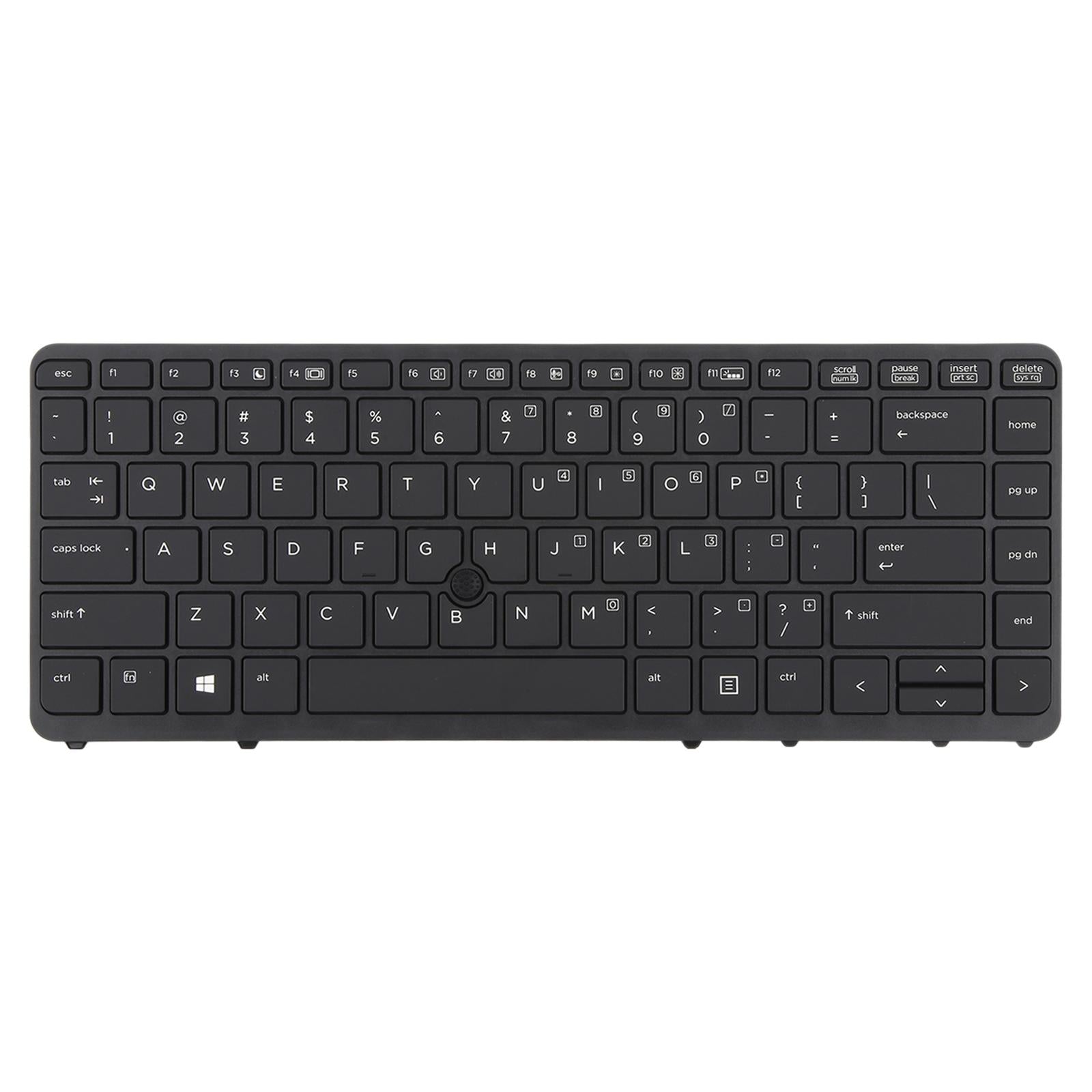 For HP Book 840 G1 / 850 G1 US Version Keyboard with Backlight and Pointing  Black