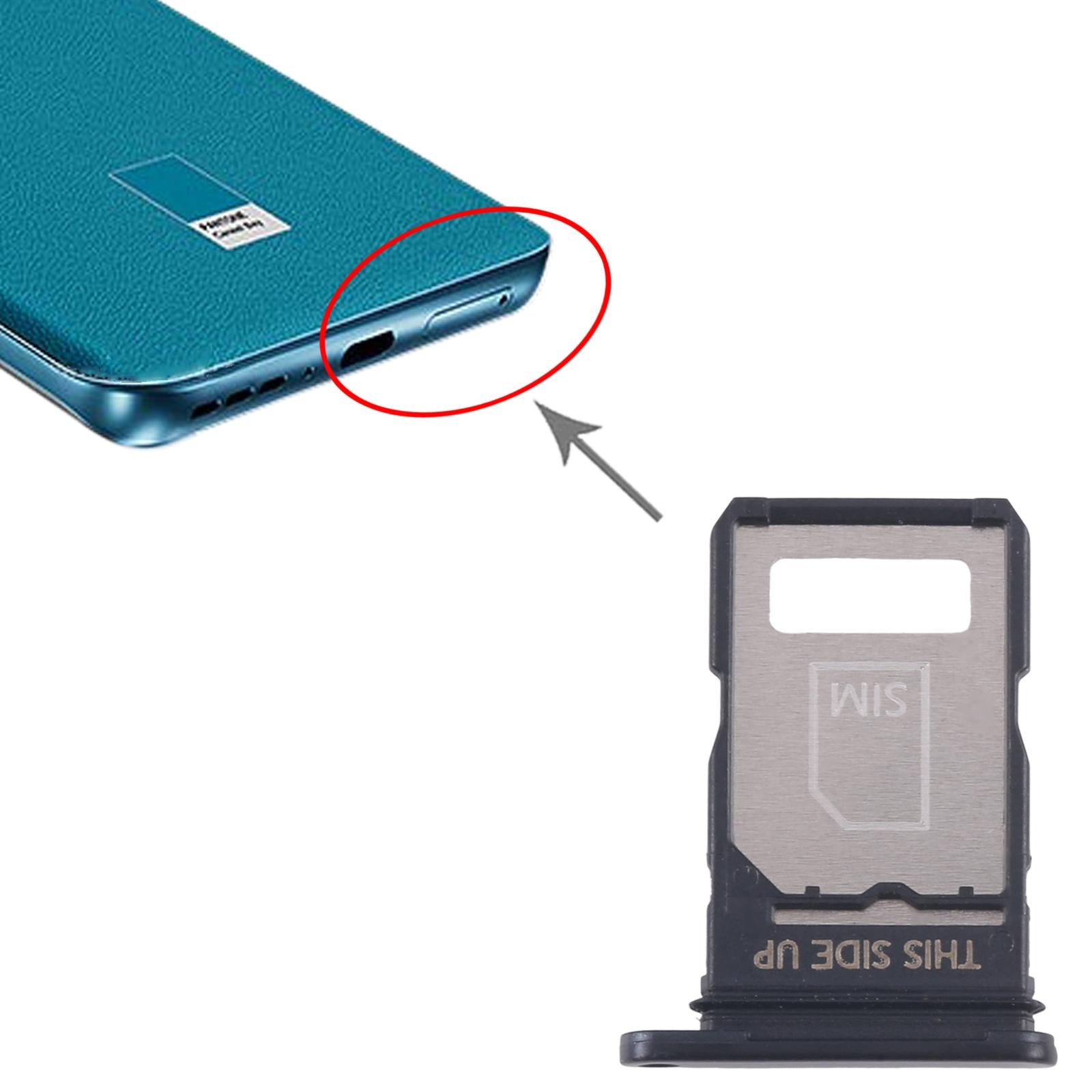 For Motorola Edge 40 Neo XT2307-1 10pcs SIM Card Tray  Black