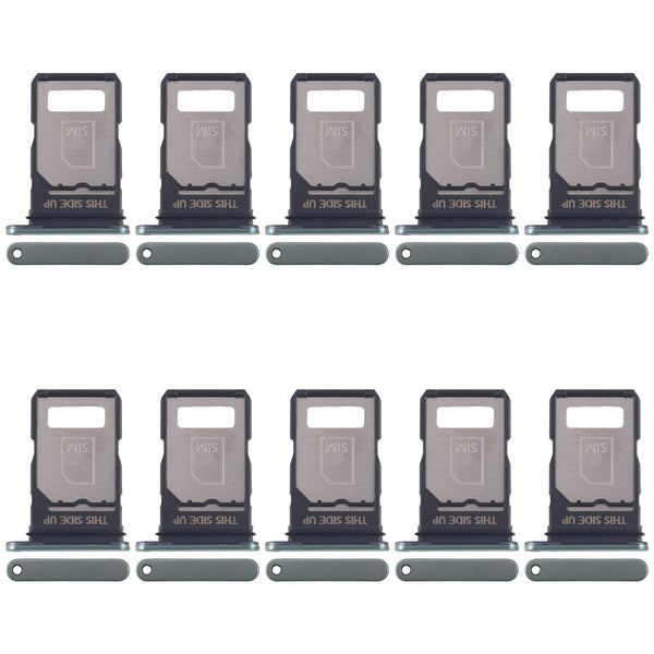 For Motorola Edge 40 Neo XT2307-1 10pcs SIM Card Tray  Green
