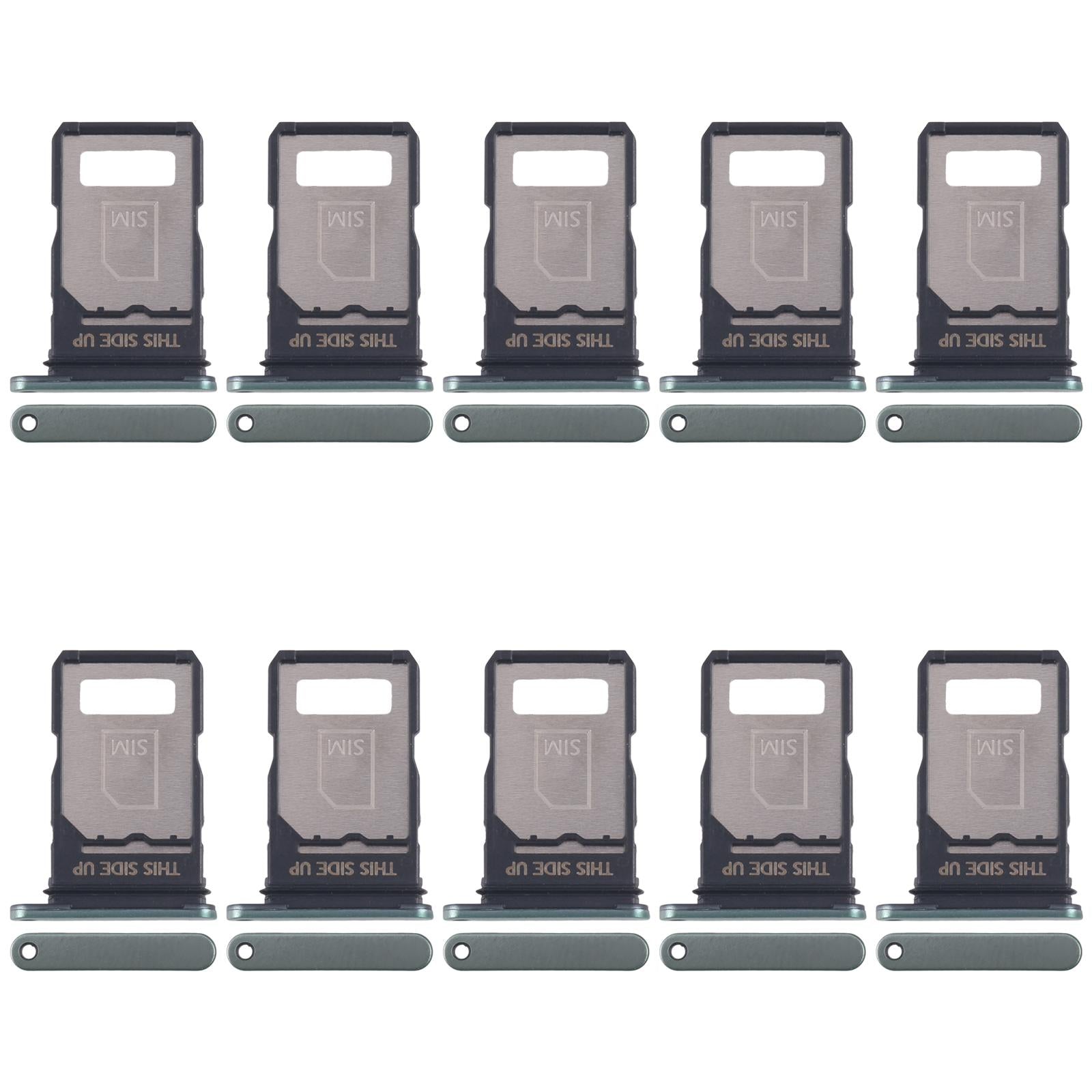 For Motorola Edge 40 Neo XT2307-1 10pcs SIM Card Tray  Green