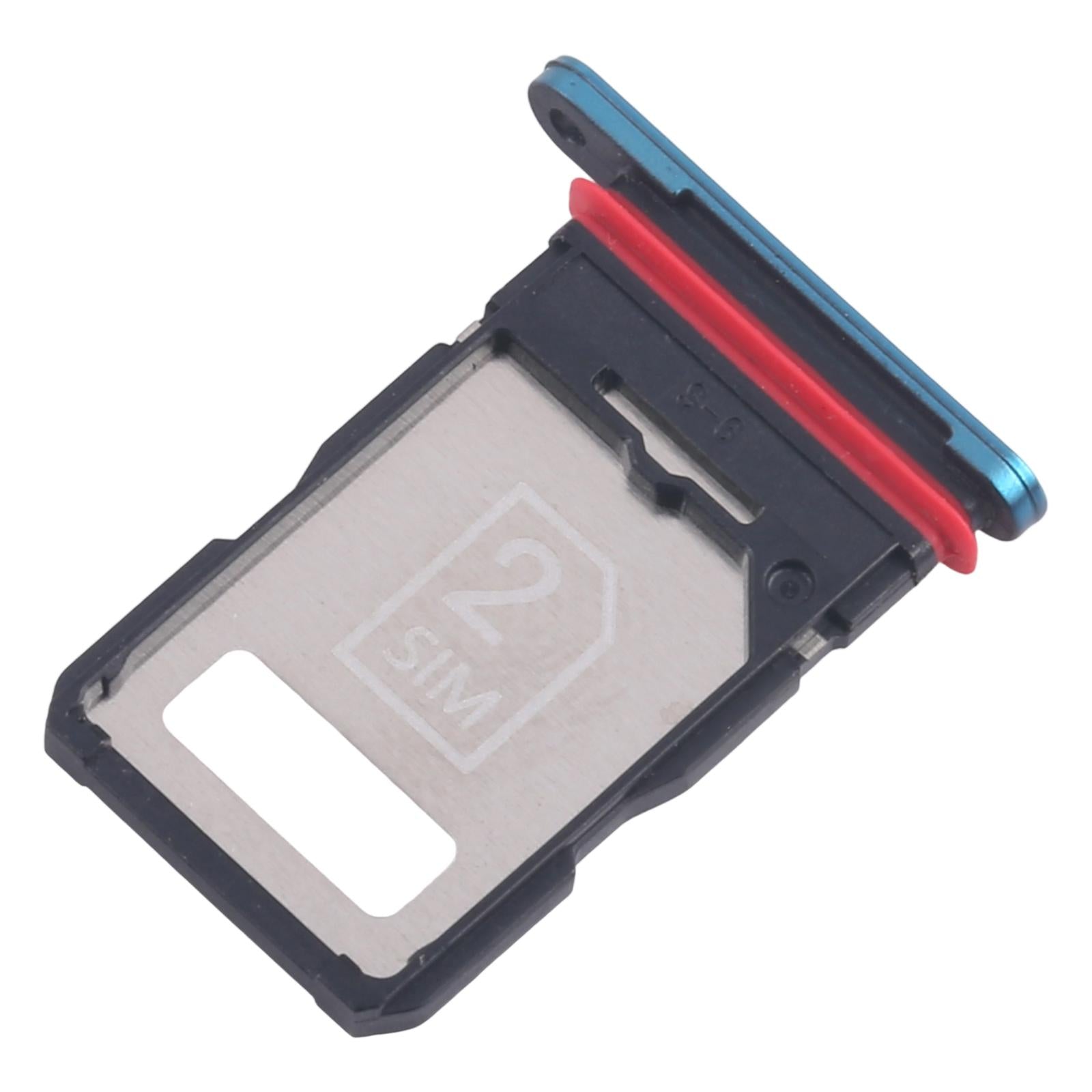 For Motorola Edge 40 Neo XT2307-1 10pcs SIM Card Tray  Blue