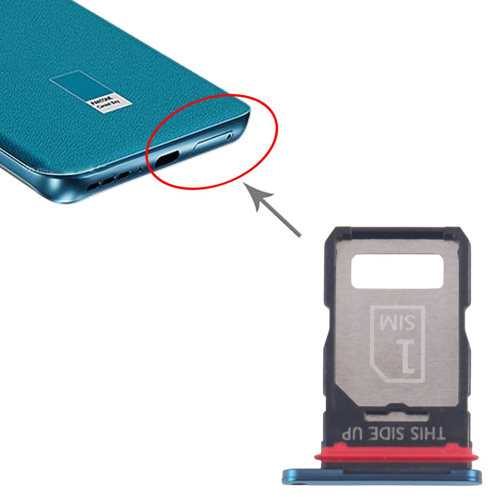 For Motorola Edge 40 Neo XT2307-1 10pcs SIM Card Tray  Blue