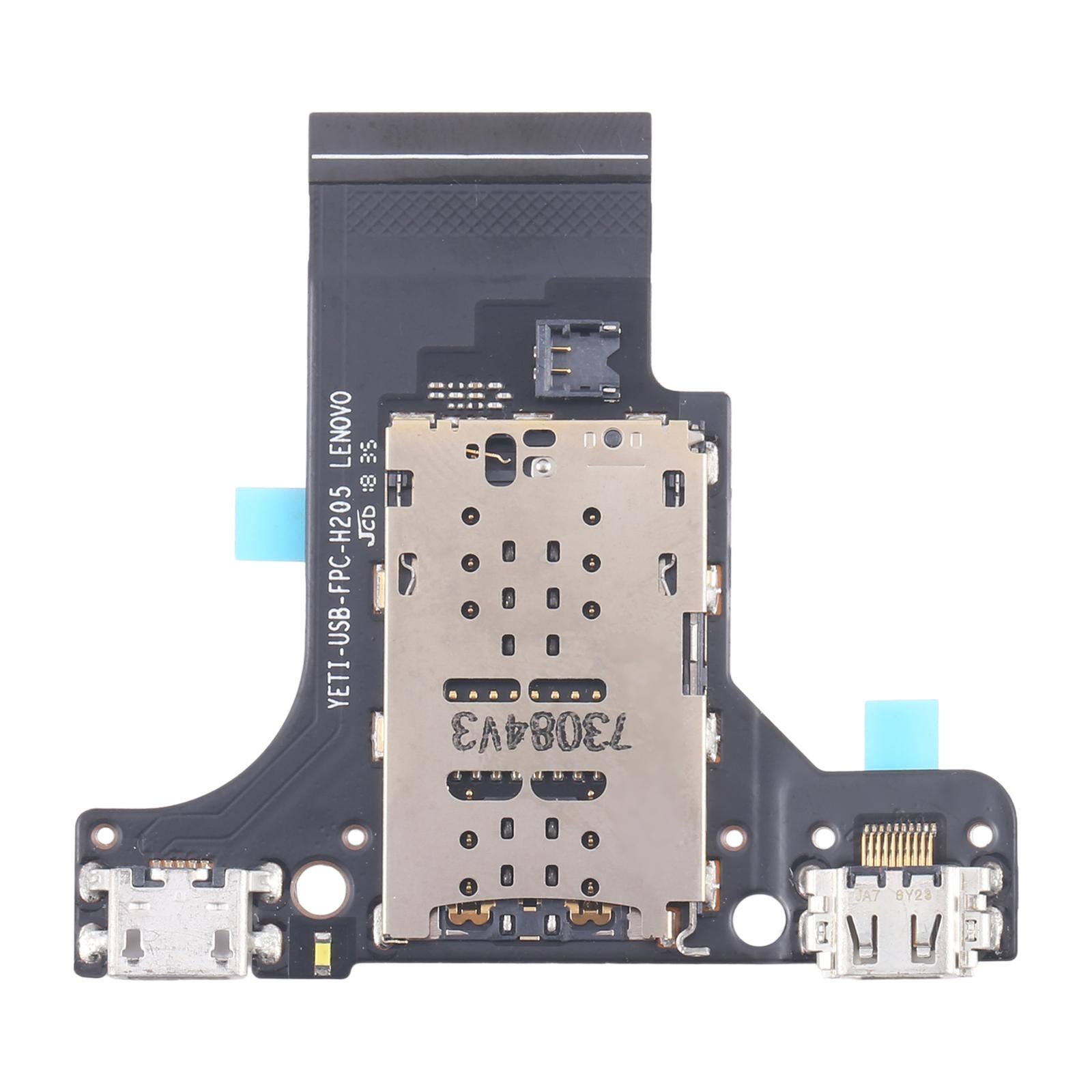 For Lenovo Yoga Book YB1-X90F/X90L/X91F Charging Port Board With SIM Card Holder Socket